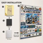 Video Game Metal Poster Wall Decor - OW - Image 2
