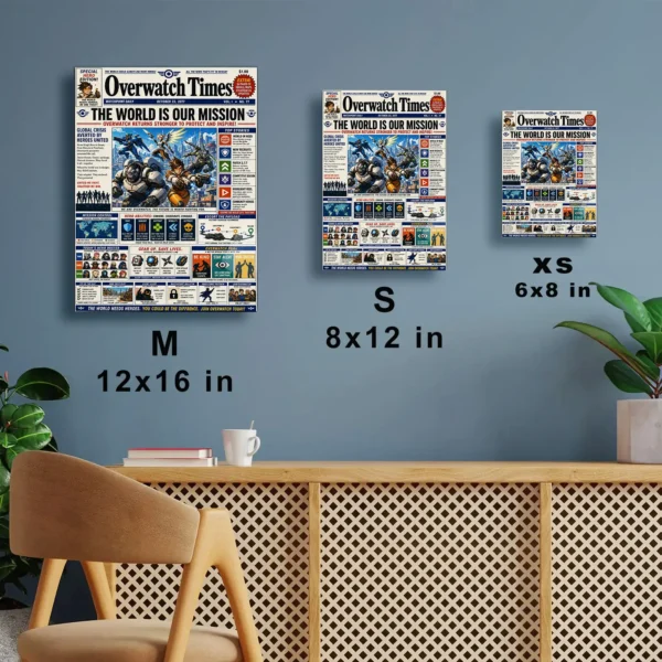 Video Game Metal Poster Wall Decor - OW - Image 7