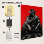 Video Game Metal Poster Wall Decor - OW Reaper - Image 2