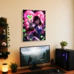 Video Game Metal Poster Wall Decor - OW D.Va - Image 5