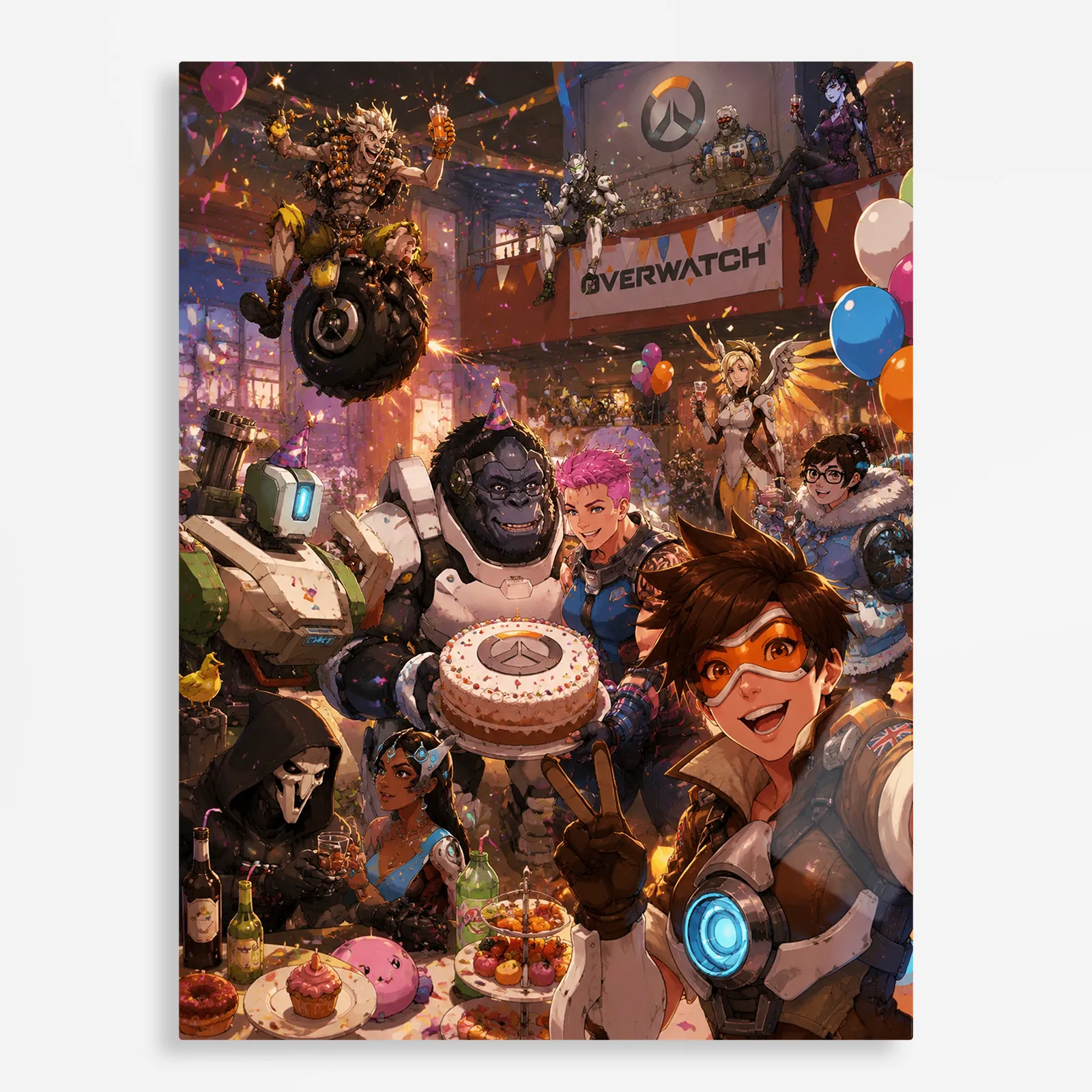 video game metal poster (168) s1 Video Game Metal Poster Wall Decor - OW - A - Image 1