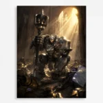 Video Game Metal Poster Wall Decor - OW Bastion