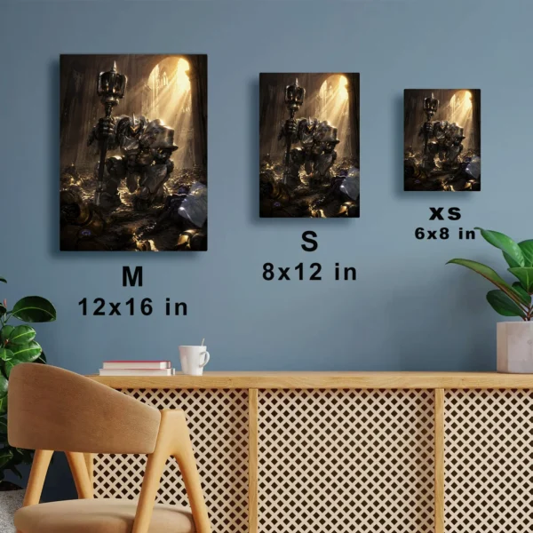 Video Game Metal Poster Wall Decor - OW Bastion - Image 7