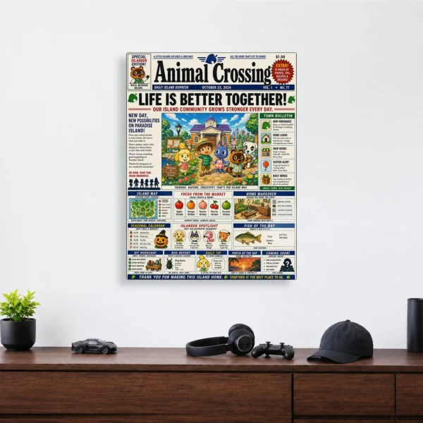Video Game Metal Poster Wall Decor - AC - A - Image 4