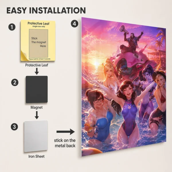 Video Game Metal Poster Wall Decor - OW - B - Image 2