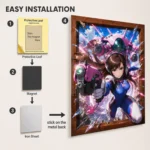 Video Game Metal Poster Wall Decor - OW D.Va - A - Image 2