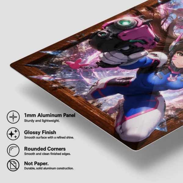 Video Game Metal Poster Wall Decor - OW D.Va - A - Image 6