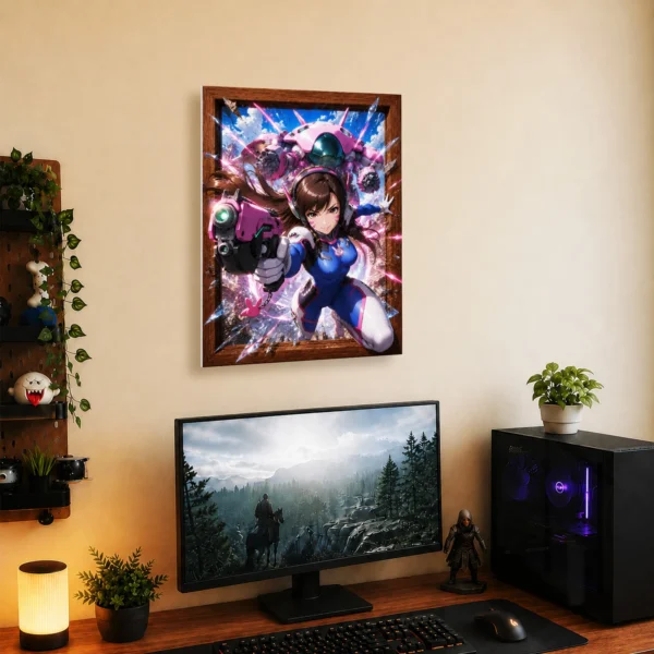 Video Game Metal Poster Wall Decor - OW D.Va - A - Image 5
