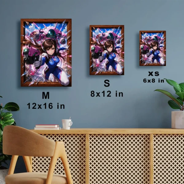Video Game Metal Poster Wall Decor - OW D.Va - A - Image 7