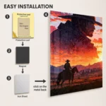 Video Game Metal Poster Wall Decor - RDR 2 Arthur Morgan - Image 2