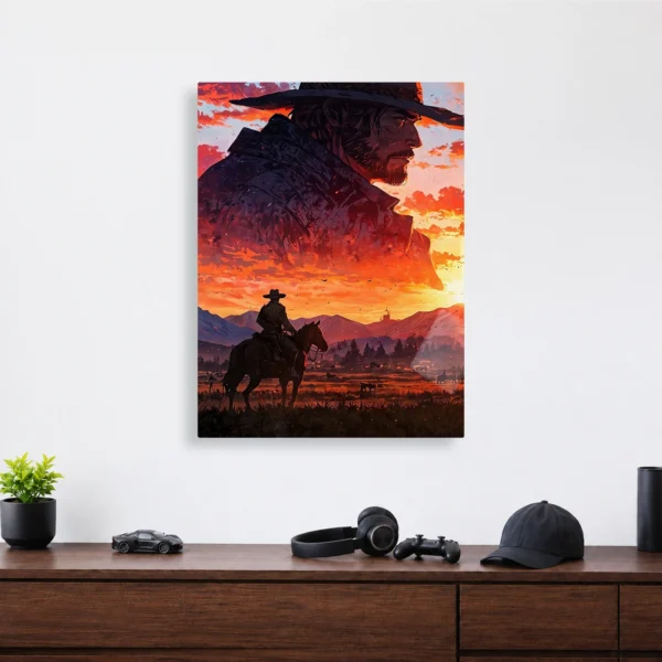 Video Game Metal Poster Wall Decor - RDR 2 Arthur Morgan - Image 4