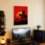 Video Game Metal Poster Wall Decor - RDR 2 John Marston - Image 5
