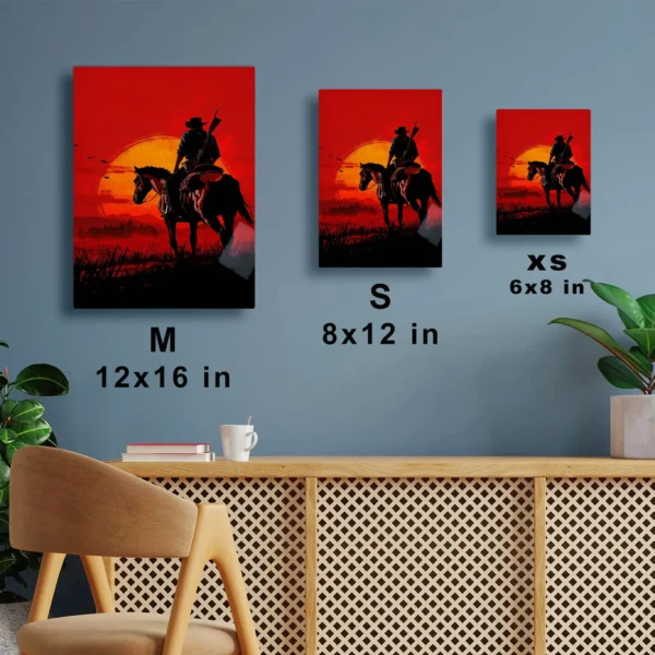 Video Game Metal Poster Wall Decor - RDR 2 John Marston - Image 7
