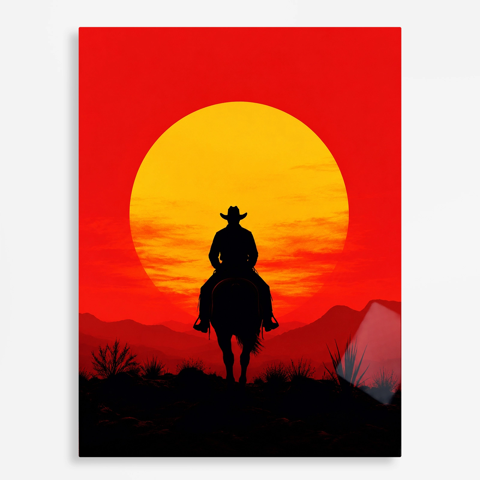 video game metal poster (178) s1 Video Game Metal Poster Wall Decor - RDR 2 Arthur Morgan - B - Image 1