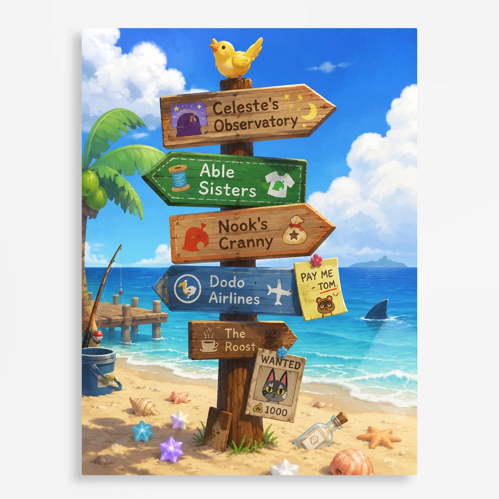 video game metal poster (18) s1 Video Game Metal Poster Wall Decor - AC - B - Image 1