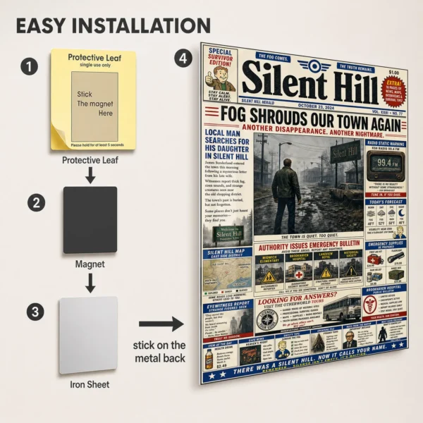 Video Game Metal Poster Wall Decor - SH - Image 2