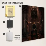 Video Game Metal Poster Wall Decor - SH - A - Image 2