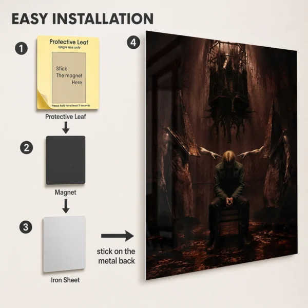 Video Game Metal Poster Wall Decor - SH - A - Image 2