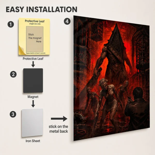 Video Game Metal Poster Wall Decor - SH - B - Image 2