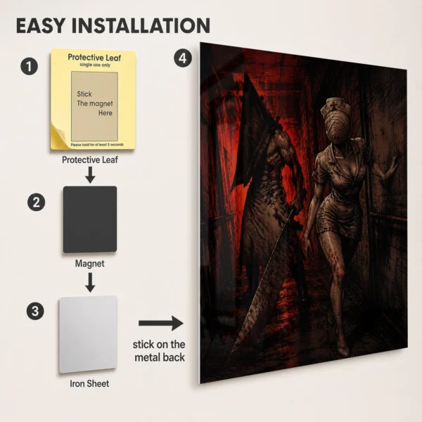 Video Game Metal Poster Wall Decor - SH - C - Image 2