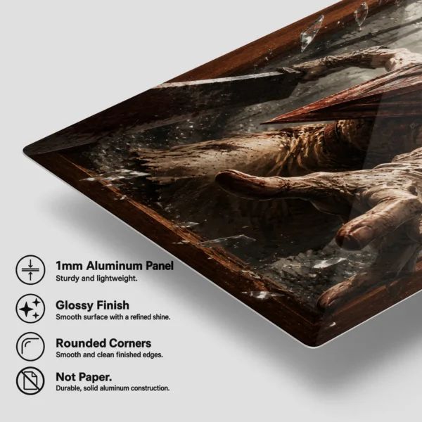 Video Game Metal Poster Wall Decor - SH Pyramid Head - Image 6