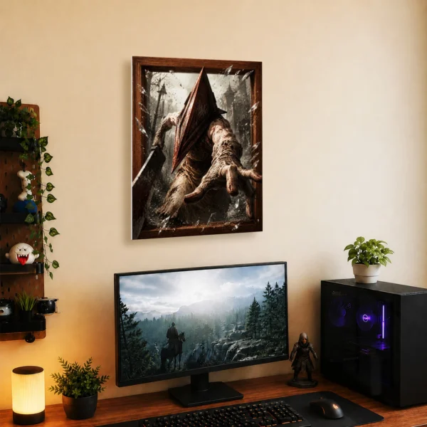 Video Game Metal Poster Wall Decor - SH Pyramid Head - Image 5