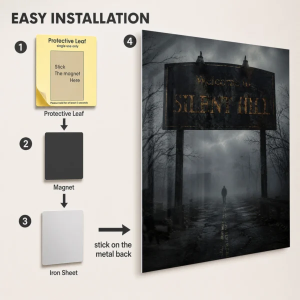 Video Game Metal Poster Wall Decor - SH - D - Image 2