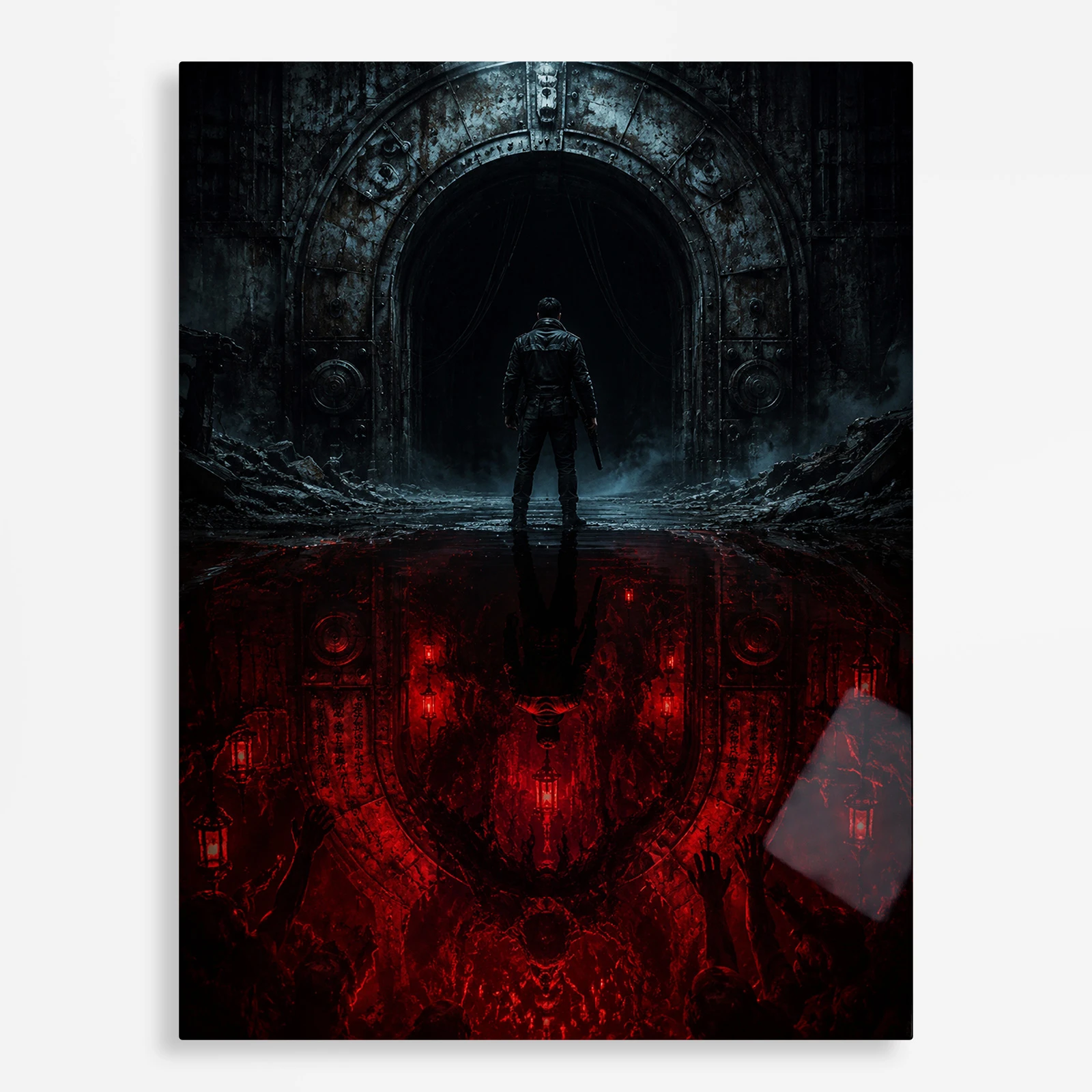 video game metal poster (187) s1 Video Game Metal Poster Wall Decor - SH James Sunderland - Image 1