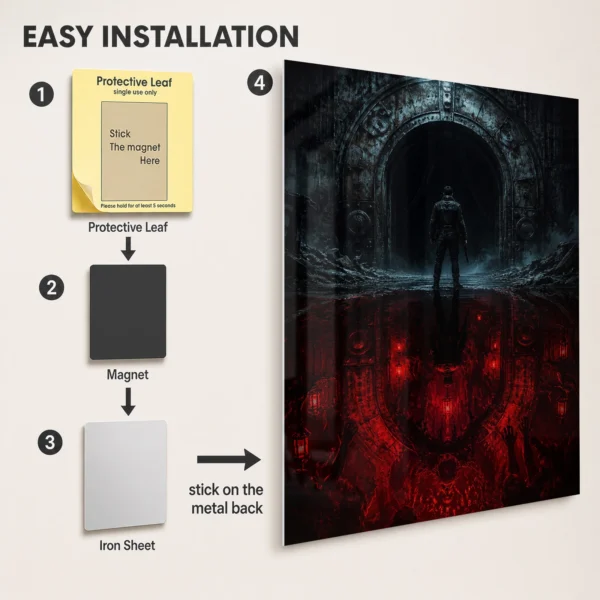 Video Game Metal Poster Wall Decor - SH James Sunderland - Image 2