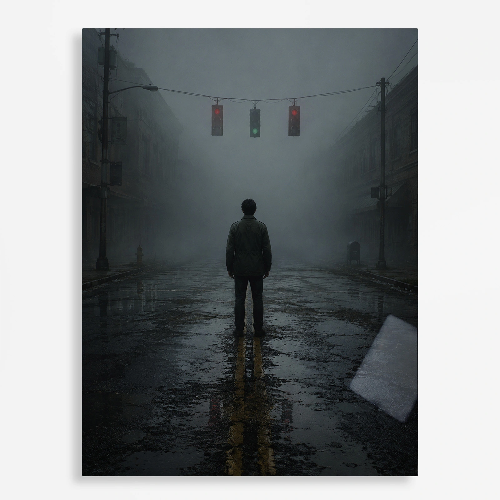 video game metal poster (188) s1 Video Game Metal Poster Wall Decor - SH James Sunderland - A - Image 1