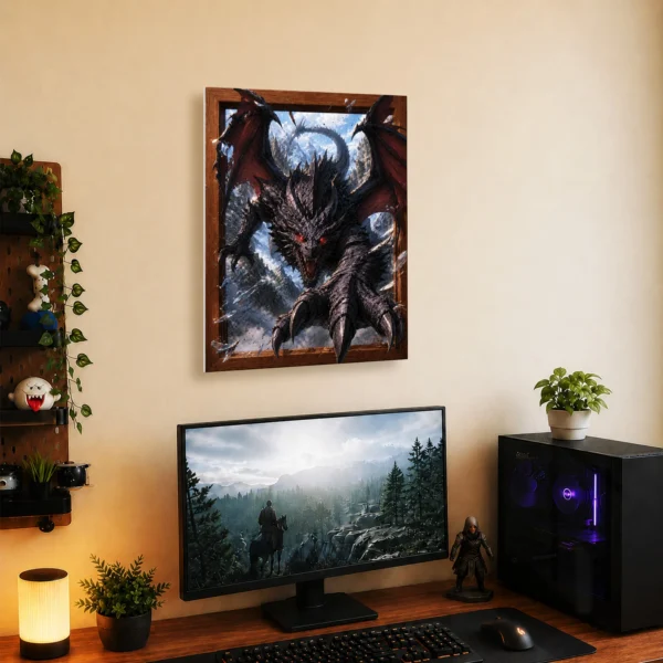 Video Game Metal Poster Wall Decor - TES V: Skyrim - Image 5