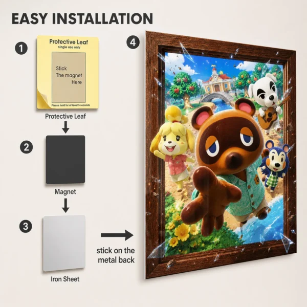 Video Game Metal Poster Wall Decor - AC - C - Image 2