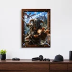 Video Game Metal Poster Wall Decor - TES V: Skyrim Dragonborn - Image 4
