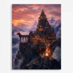 Video Game Metal Poster Wall Decor - TES V: Skyrim - B