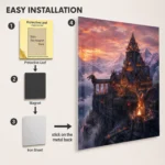 Video Game Metal Poster Wall Decor - TES V: Skyrim - B - Image 2