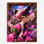 Video Game Metal Poster Wall Decor - Ink Battle Callie