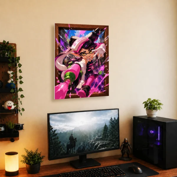Video Game Metal Poster Wall Decor - Ink Battle Callie - Image 5