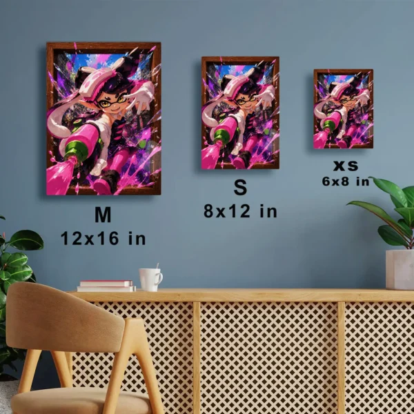 Video Game Metal Poster Wall Decor - Ink Battle Callie - Image 7