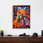 Video Game Metal Poster Wall Decor - Ink Battle Inkling Girl - Image 4