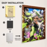 Video Game Metal Poster Wall Decor - Ink Battle Marie - Image 2