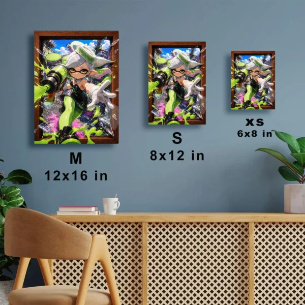 Video Game Metal Poster Wall Decor - Ink Battle Marie - Image 7