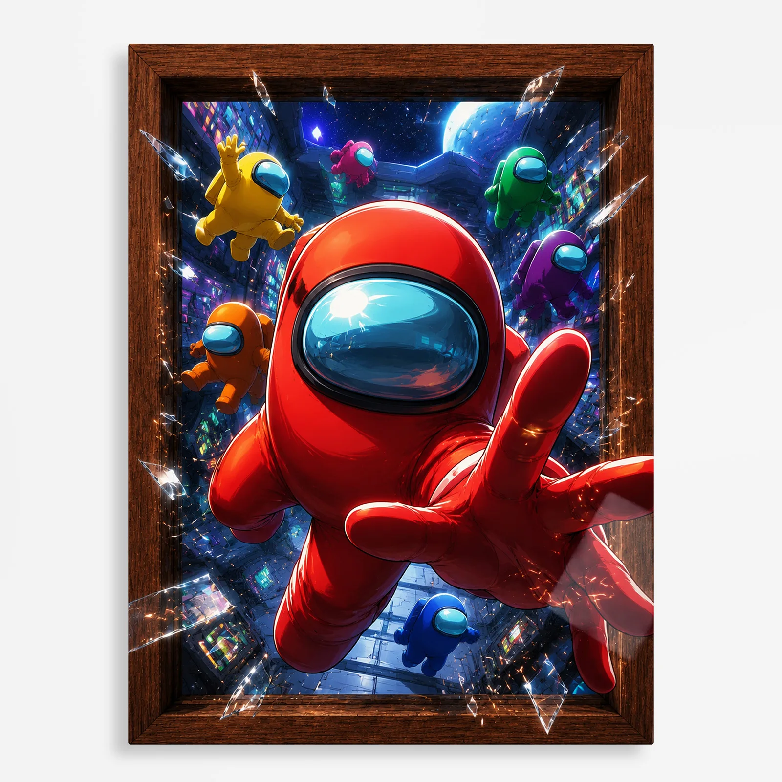 video game metal poster (2) s1 Video Game Metal Poster Wall Decor - AU - A - Image 1