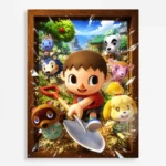 Video Game Metal Poster Wall Decor - AC - D