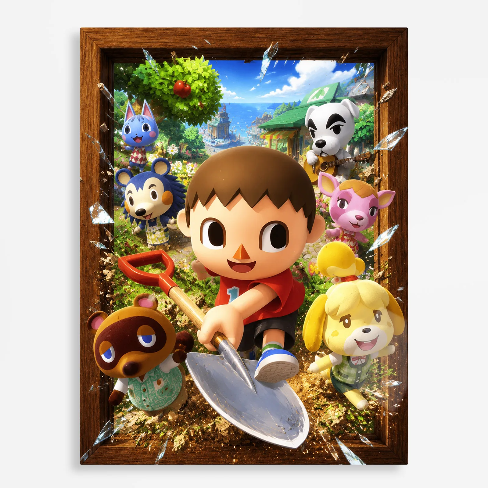 video game metal poster (20) s1 Video Game Metal Poster Wall Decor - AC - D - Image 1