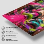 Video Game Metal Poster Wall Decor - Ink Battle Inkling Girl - A - Image 6