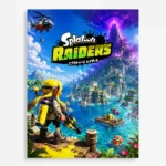 Video Game Metal Poster Wall Decor - Ink Battle - A