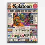 Video Game Metal Poster Wall Decor - Ink Battle - B