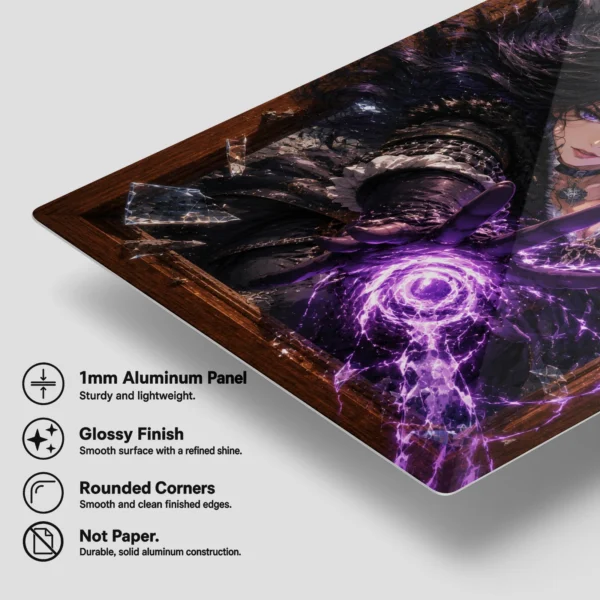 Video Game Metal Poster Wall Decor - TW3 Wild Hunt Yennefer of Vengerberg - Image 6