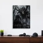 Video Game Metal Poster Wall Decor - TW3 Wild Hunt Geralt of Rivia - Image 4