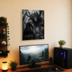 Video Game Metal Poster Wall Decor - TW3 Wild Hunt Geralt of Rivia - Image 5
